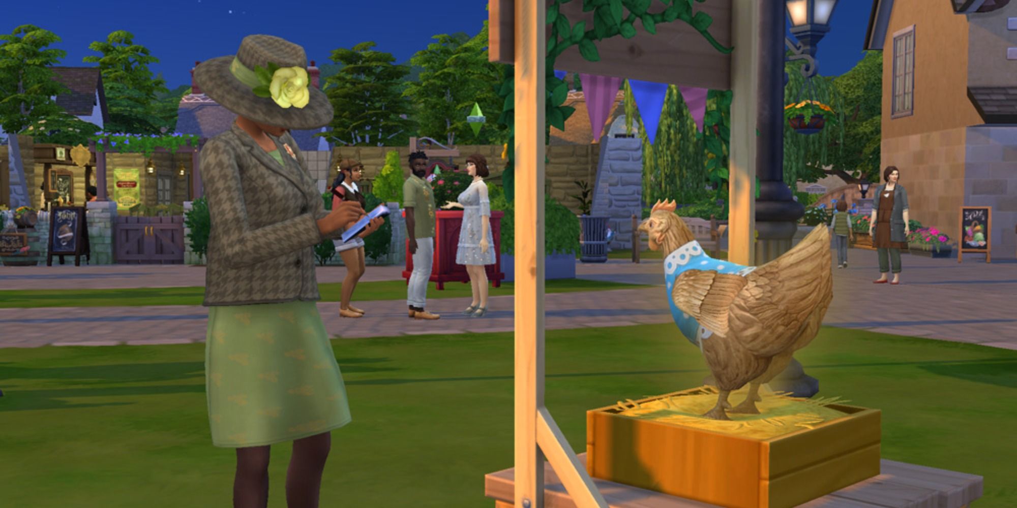 Sims 4 The Finchwick Fair Chicken Stall